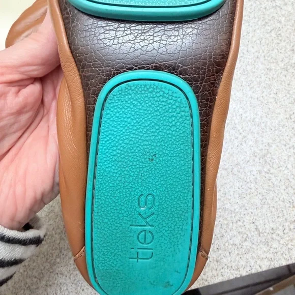 Tieks Women's Brown Leather Flats Chestnut size 8 - Picture 10 of 14